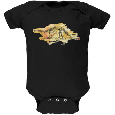 Dinosaur Fossil Brontosaurus Soft Baby One Piece