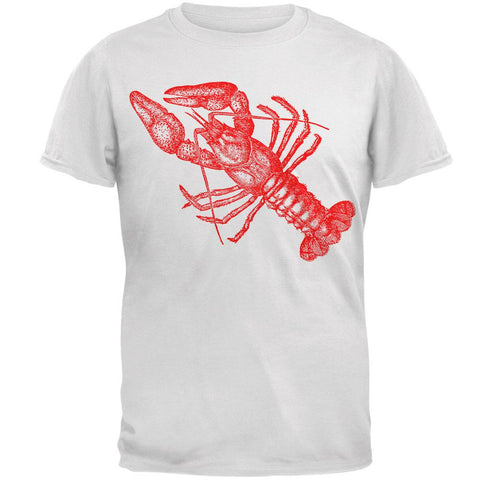 Lobster Crustacean Copperplate Mens Soft T Shirt