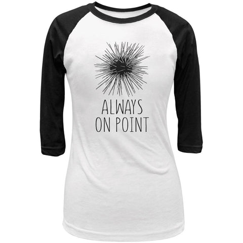 Sea Urchin Always on Point Juniors 3/4 Sleeve Raglan T Shirt