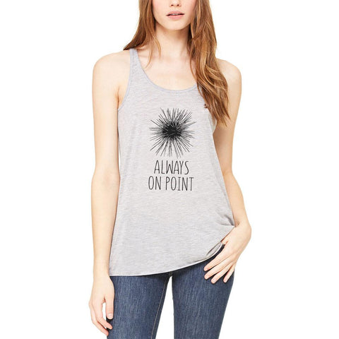 Sea Urchin Always on Point Womens Flowy Racerback Tank Top