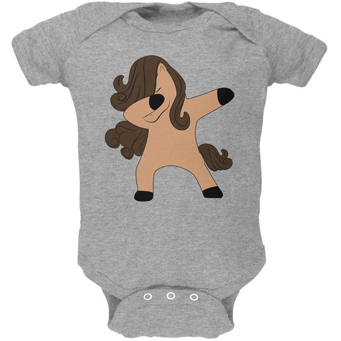 Dabbing Horse Soft Baby One Piece