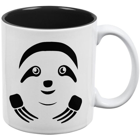 Cute Sloth Face All Over Coffee Mug
