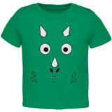 Cartoon Cute Dragon Face Toddler T Shirt front view