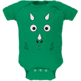 Cartoon Cute Dragon Face Soft Baby One Piece front view