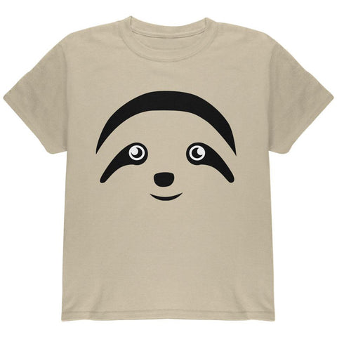 Cute Sloth Face Youth T Shirt