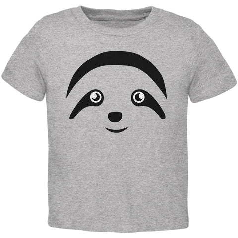 Cute Sloth Face Toddler T Shirt