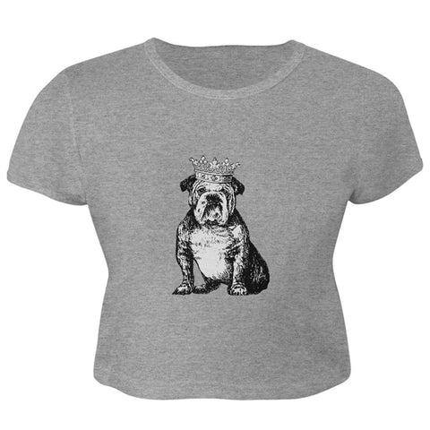 Bulldog Crown Juniors Crop Top T-Shirt