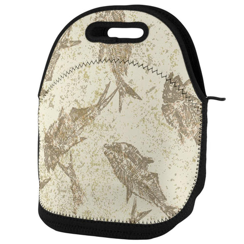 Prehistoric Fish Fossils Lunch Tote Bag