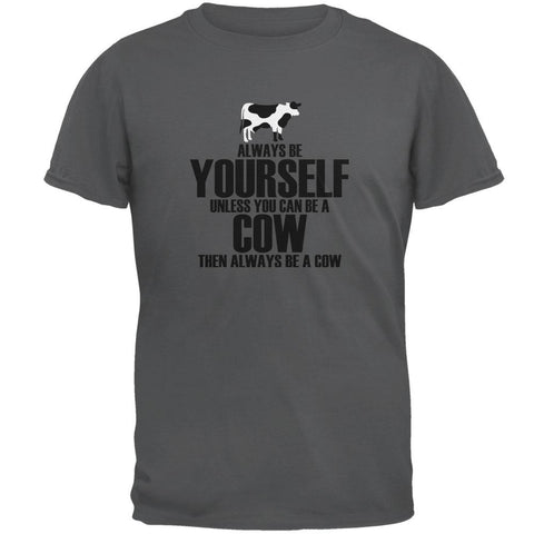Always Be Yourself Cow Mens T Shirt