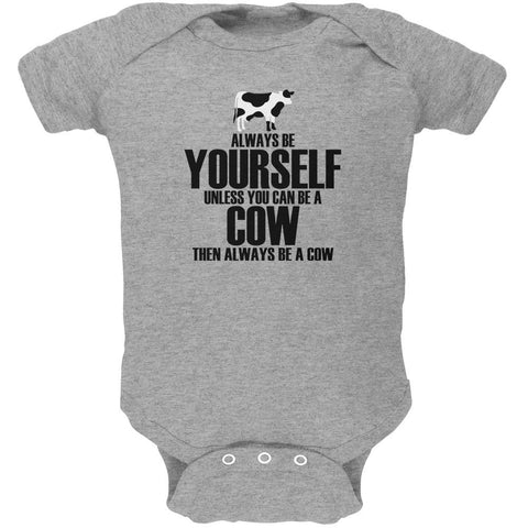 Always Be Yourself Cow Soft Baby One Piece