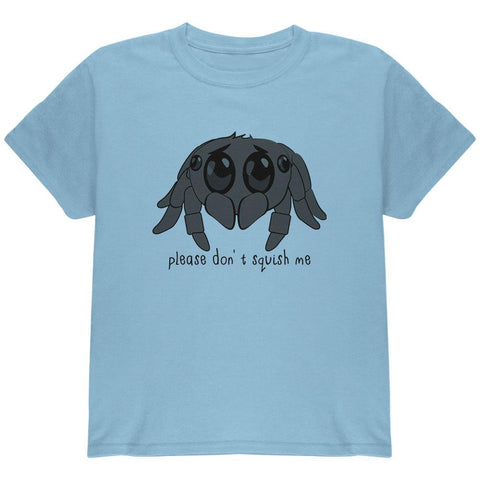 Cute Jumping Spider Cartoon Please Don't Squish Me Youth T Shirt