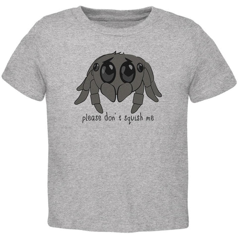 Cute Jumping Spider Cartoon Please Don't Squish Me Toddler T Shirt