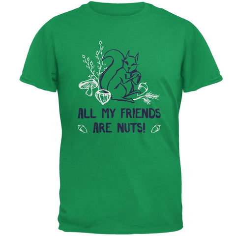 Squirrel All My Friends are Nuts Mens T Shirt