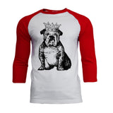 Bulldog Crown Mens Soft Raglan T Shirt