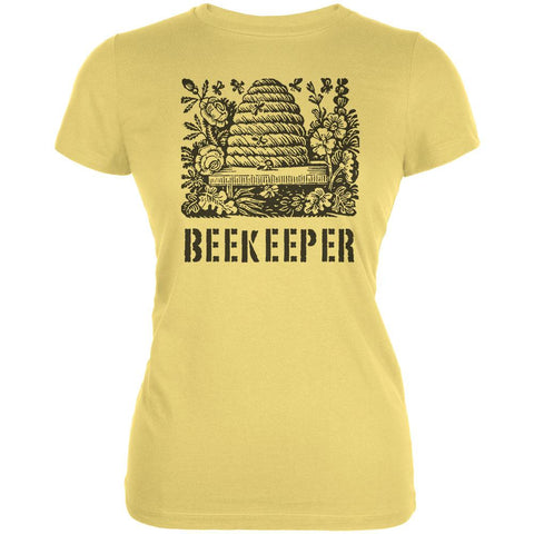 Vintage Bee Beekeeper Hive Juniors Soft T Shirt