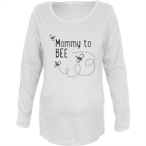 Bees Bumblebee Mommy to Bee Be Maternity Soft Long Sleeve T Shirt