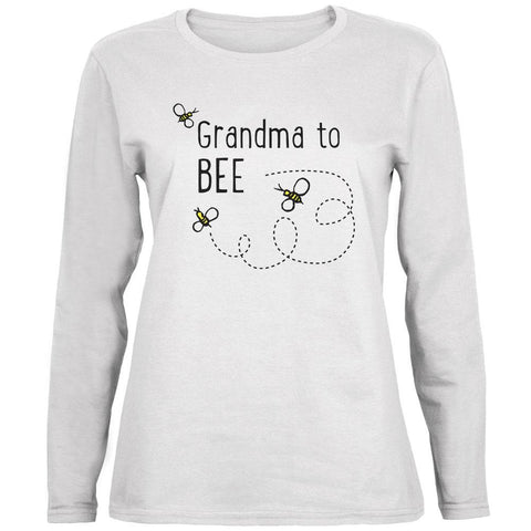 Bees Bumblebee Grandma to Bee Be Ladies' Relaxed Jersey Long-Sleeve Tee