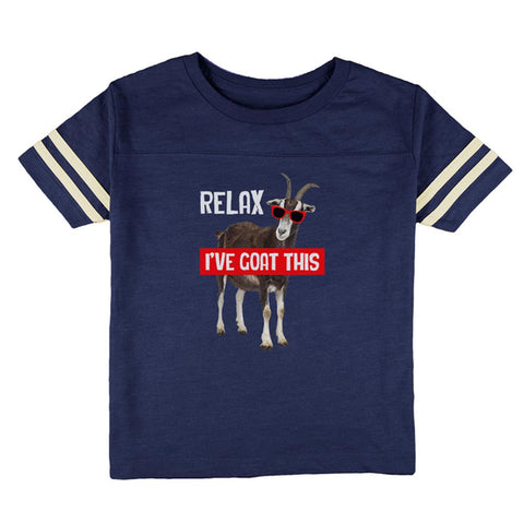 Relax I've Goat Got This Toddler Football T Shirt