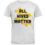 Honey Bee All Hives Matter Honeycomb Mens Soft T Shirt