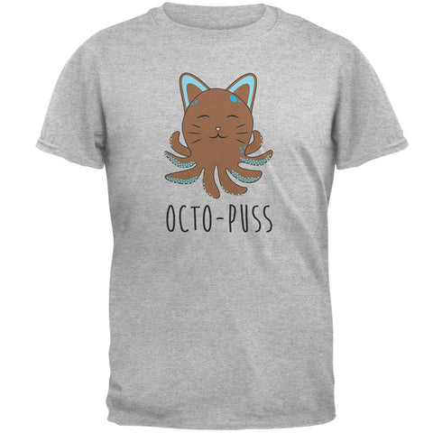Octopus Octo-Puss Cat Funny Mens T Shirt