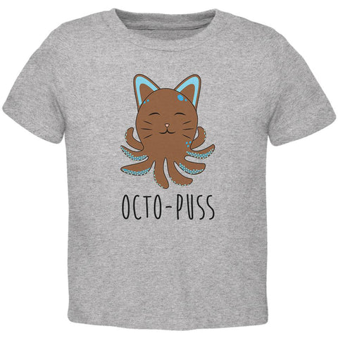 Octopus Octo-Puss Cat Funny Toddler T Shirt