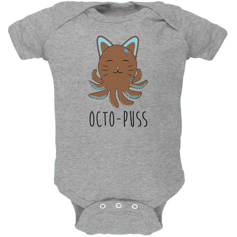 Octopus Octo-Puss Cat Funny Soft Baby One Piece