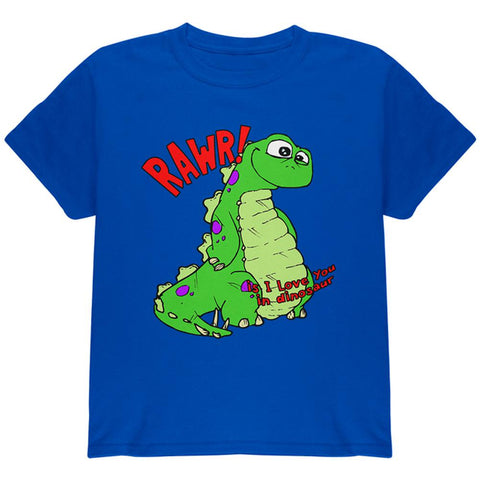 RAWR I Love You Dinosaur Youth T Shirt