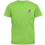 Hippo Moose Hippopotamoose Pocket Pet Mens Pocket T Shirt
