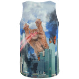 Giant Cat Laser Rampage and Destroy All Over Mens Tank Top