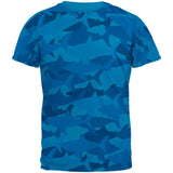 Great White Shark Camo Mens T Shirt