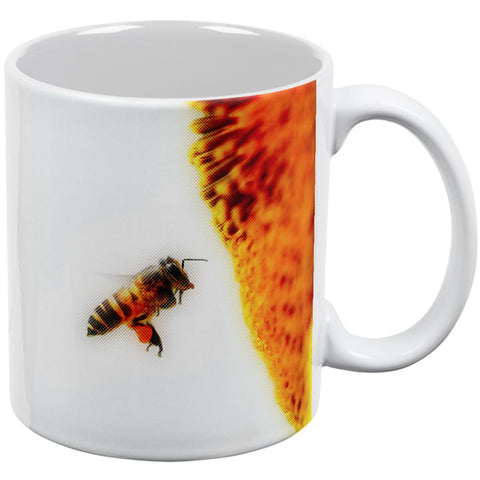 Honey Bee in Flight All Over Coffee Mug