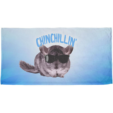 Chinchillin Chinchilla All Over Beach Towel