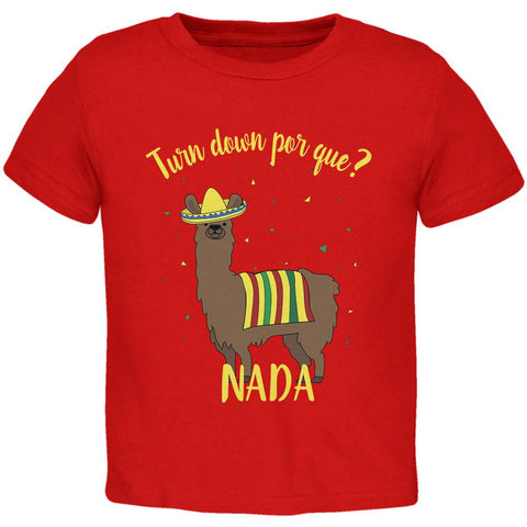 Cinco De Mayo Llama Fiesta Toddler T Shirt