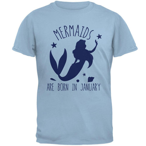 Mermaids Are Born In January Mens T Shirt