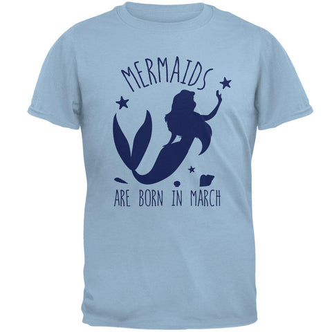 Mermaids Are Born In March Mens T Shirt