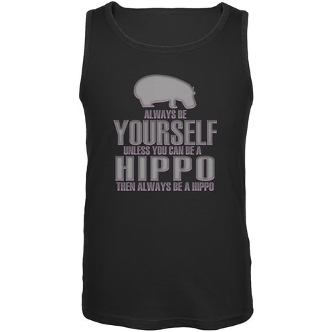 Always Be Yourself Hippo Mens Tank Top