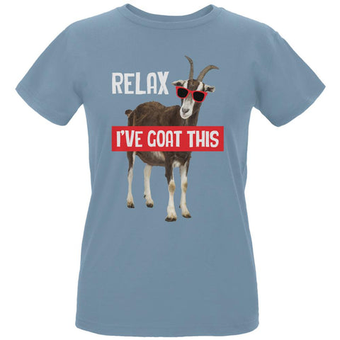 If you like animals puns or animals wearing sunglasses, you'll love this funny goat tank that says "