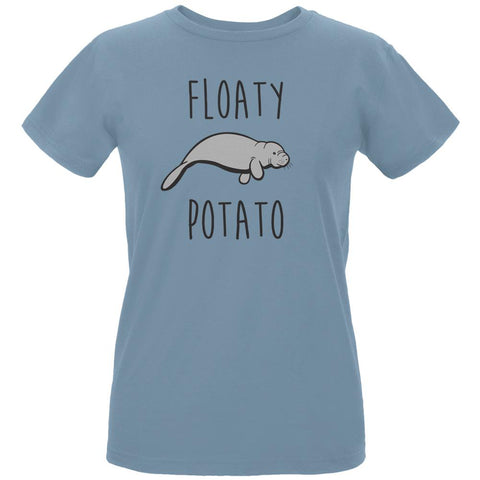 Floaty Potato Manatee Womens Organic T Shirt