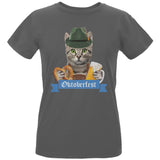 Oktoberfest Funny Cat Womens Organic T Shirt