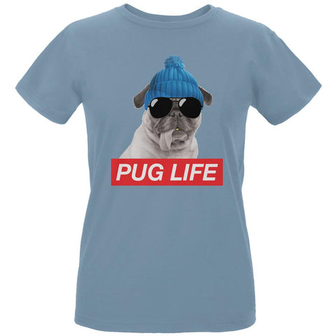 Pug Life Womens Organic T Shirt