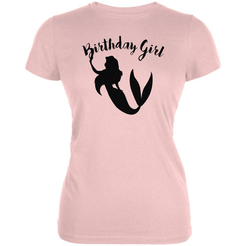 Birthday Girl Mermaid Juniors Soft T Shirt