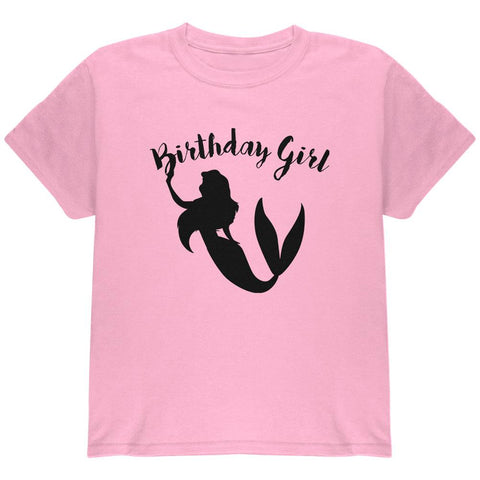 Birthday Girl Mermaid Youth T Shirt
