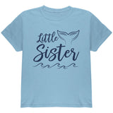 Little Sister Mermaid Tail Ocean Youth T Shirt