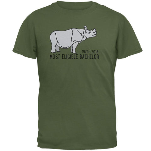 Sudan Last Male White Rhino World's Eligible Bachelor Mens T Shirt