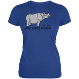 Sudan Last Male White Rhino World's Eligible Bachelor Juniors Soft T Shirt