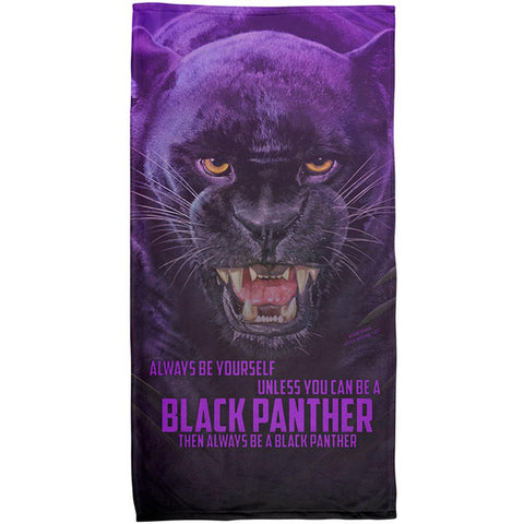 Always Be Yourself Unless Black Panther All Over Beach Towel