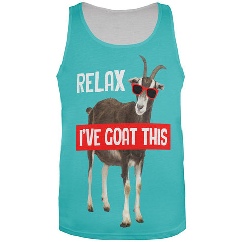 Relax I've Goat Got This All Over Mens Tank Top
