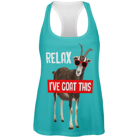 Relax I've Goat Got This All Over Womens Work Out Tank Top