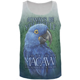 Always Be Yourself Blue Hyacinth Macaw Adult Tank Top