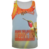 Always Be Yourself Unless Humming Bird All Over Mens Tank Top